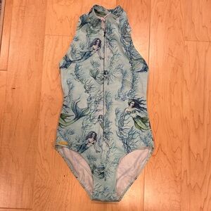 Mertailor one piece zip front swim wear